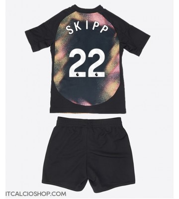 Leicester City Oliver Skipp #22 Seconda Maglia Bambino 2024-25 Manica Corta (+ Pantaloni corti)